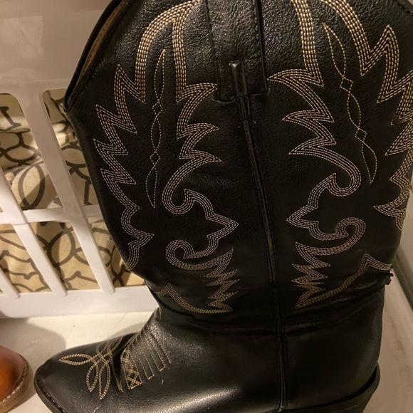 Black Cowboy Boots - Picture 2 of 3